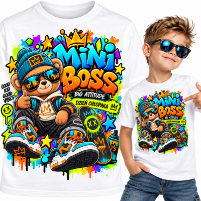 KOSZULKA DZIECIĘCA DZIEŃ CHŁOPAKA mini boss
